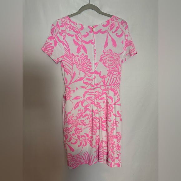 Lilly Pulitzer Blaise Short Sleeve Romper Woman's Size Small Rousseau Pink NWT - Picture 7 of 14